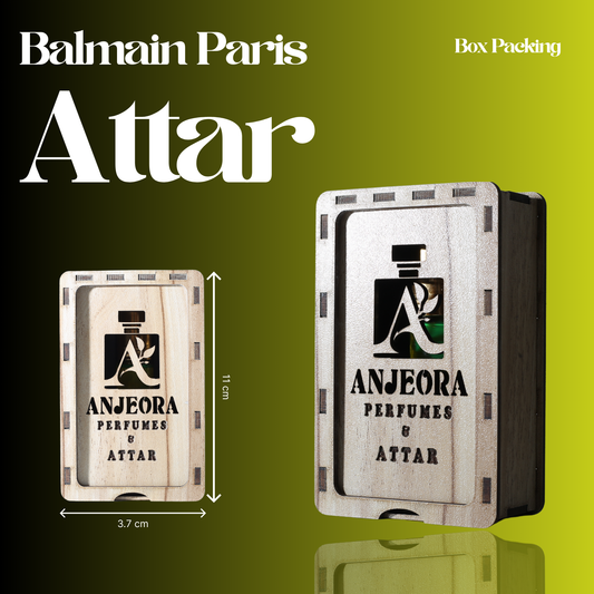Balmain Paris – Chic Sophistication in a 6ml Attar by Anjeora Fragrance