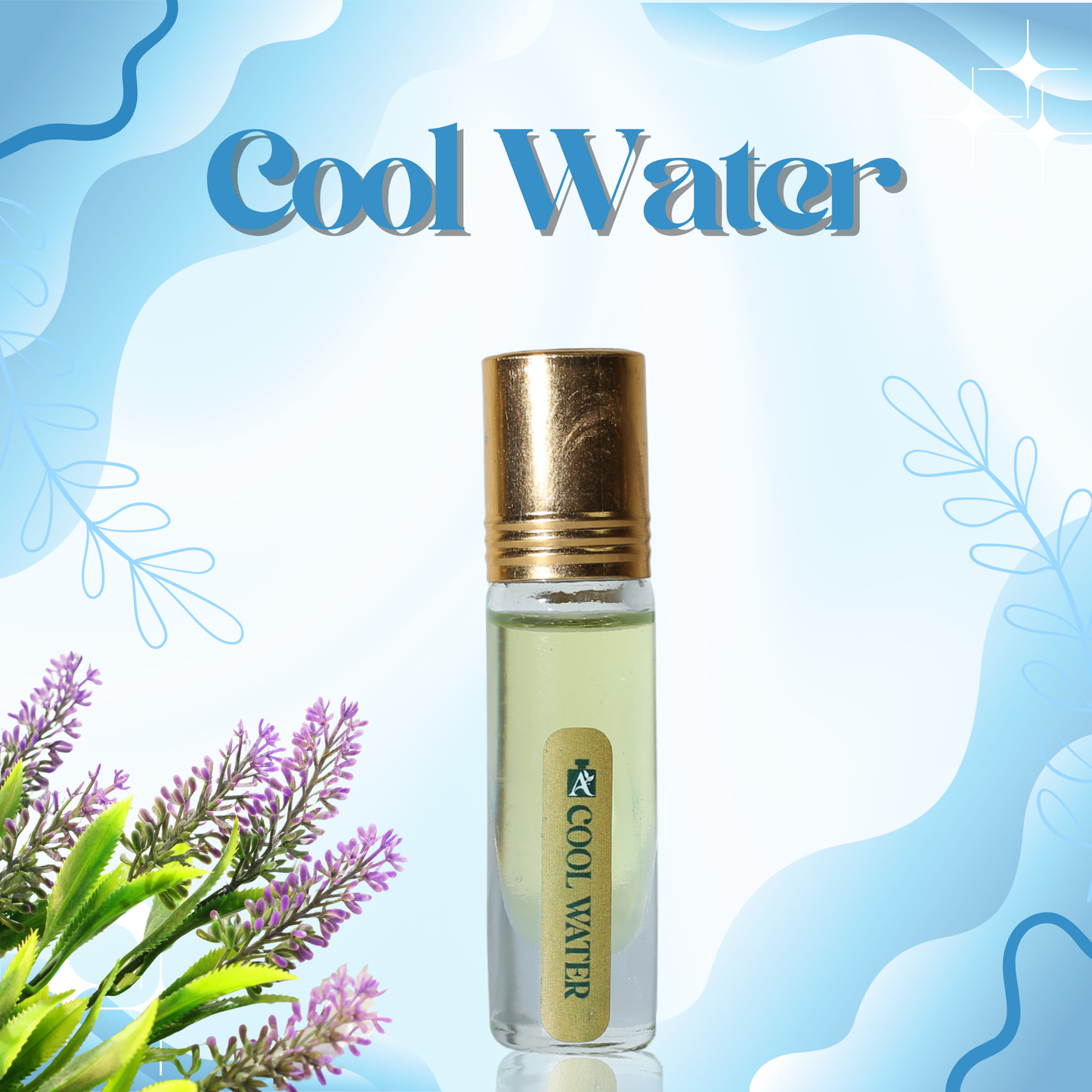 Cool Water – Ocean Freshness in a 6ml Roll-On by Anjeora Fragrance