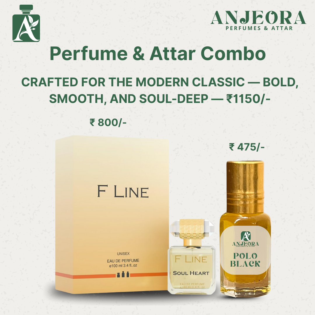 Glam6 long-lasting perfume and attar combo featuring two stylish bottles and elegant packaging