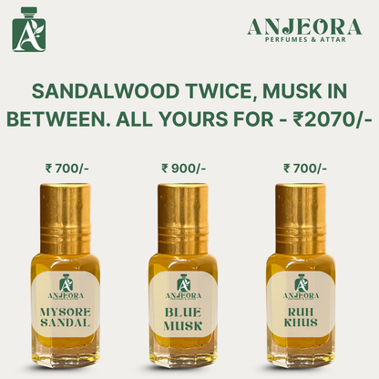 Anjeora Trio 3-in-1 Combo: Long-Lasting Fragrance Combo
