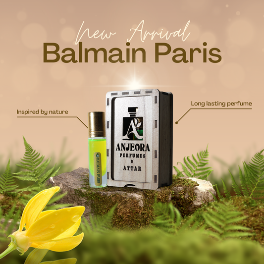 Balmain Paris – Chic Sophistication in a 6ml Attar by Anjeora Fragrance
