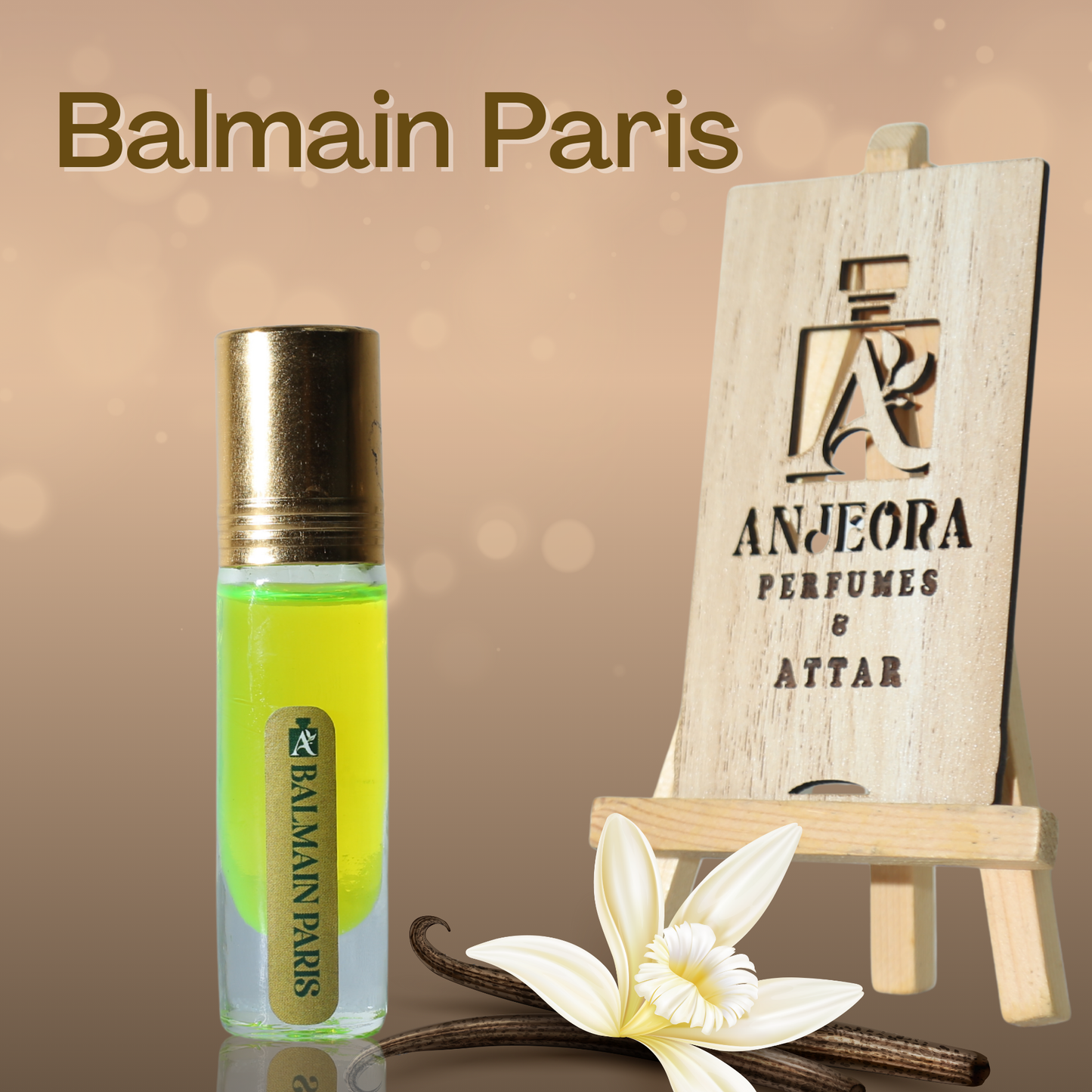 Balmain Paris – Chic Sophistication in a 6ml Attar by Anjeora Fragrance
