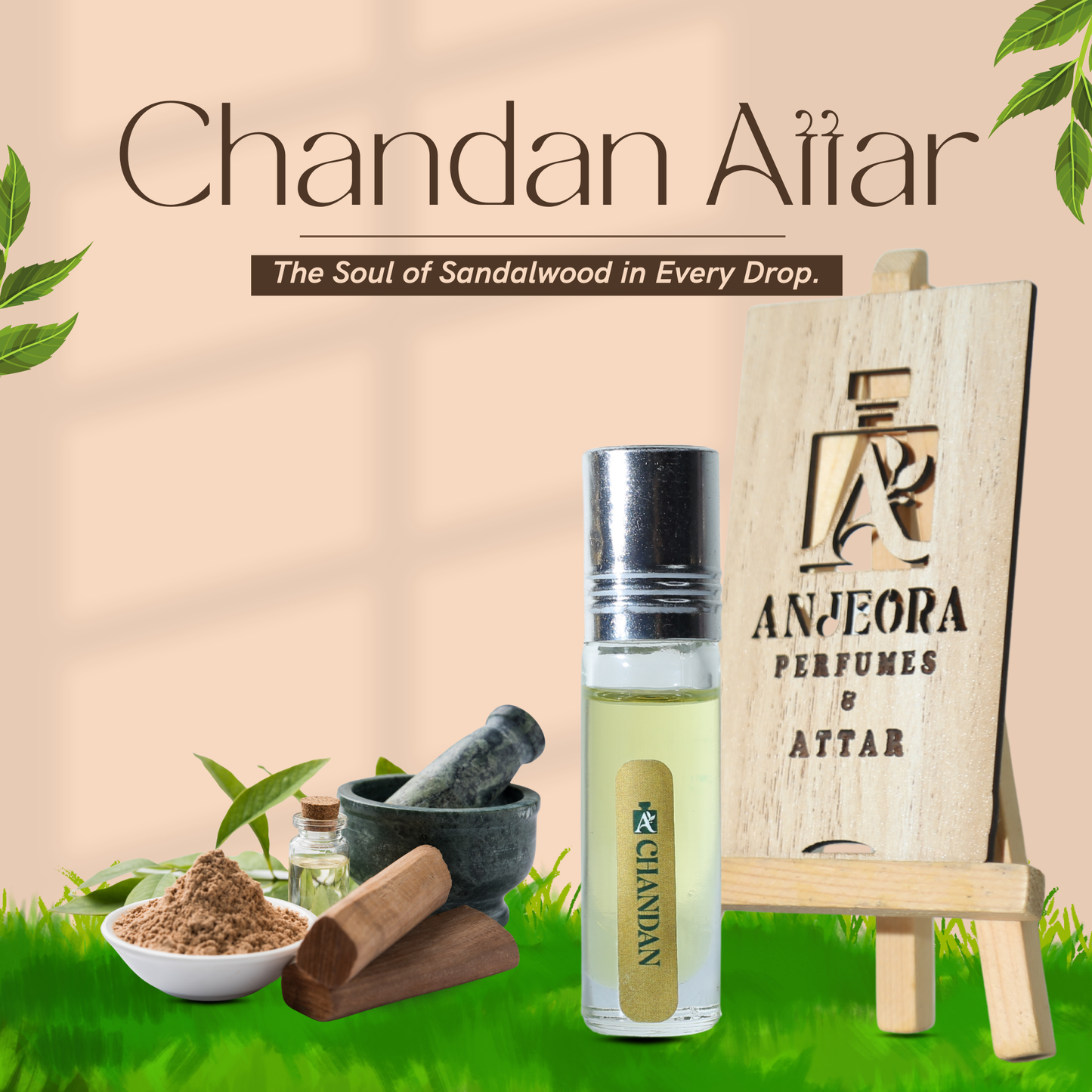 Chandan – Sandalwood Peace in 6ml by Anjeora Fragrance