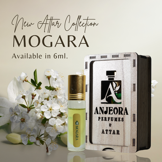 Mogra – Jasmine Bloom in a 6ml Luxury Box by Anjeora Fragrance