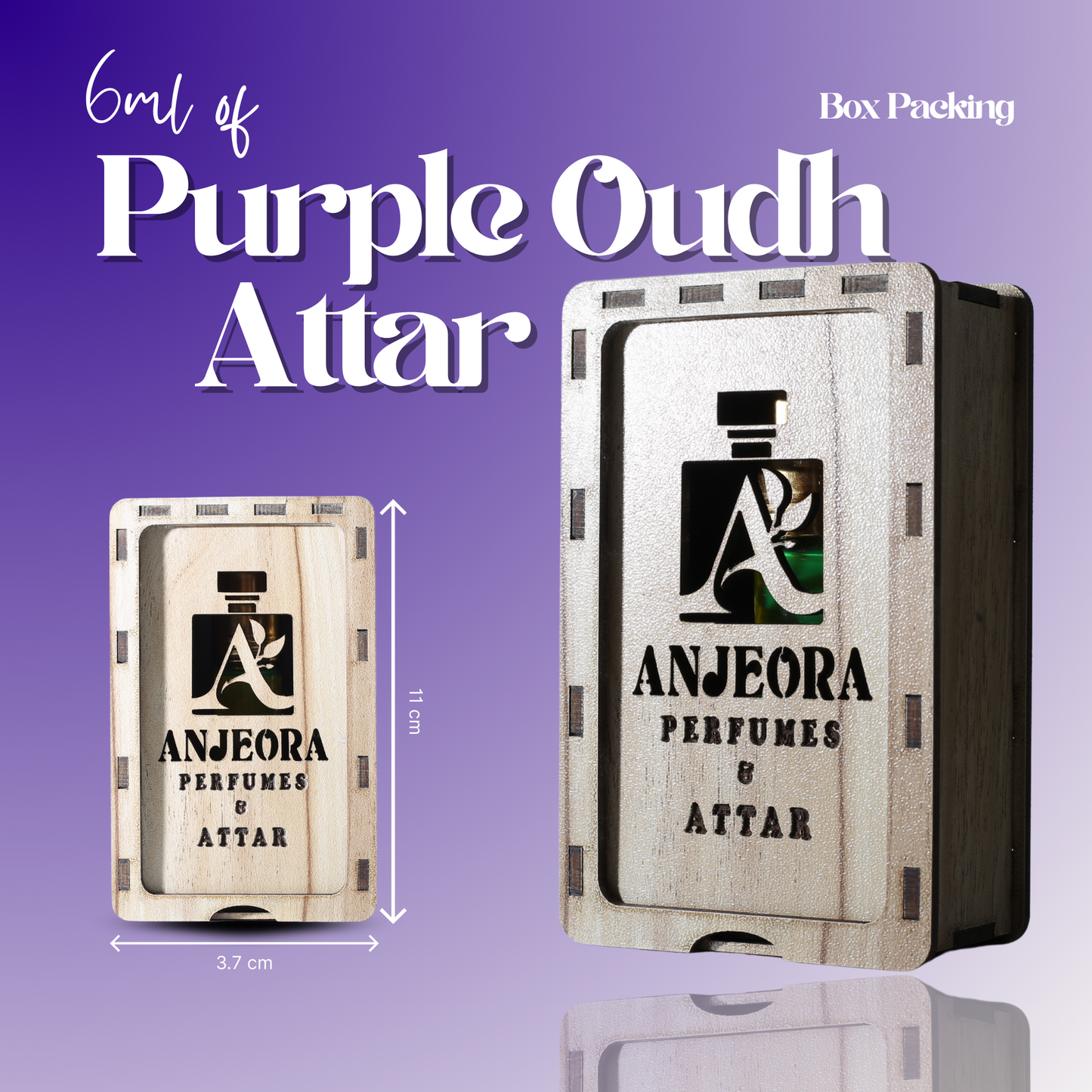 Purple Oud – Royal Luxury in a 6ml Roll-On by Anjeora Fragrance