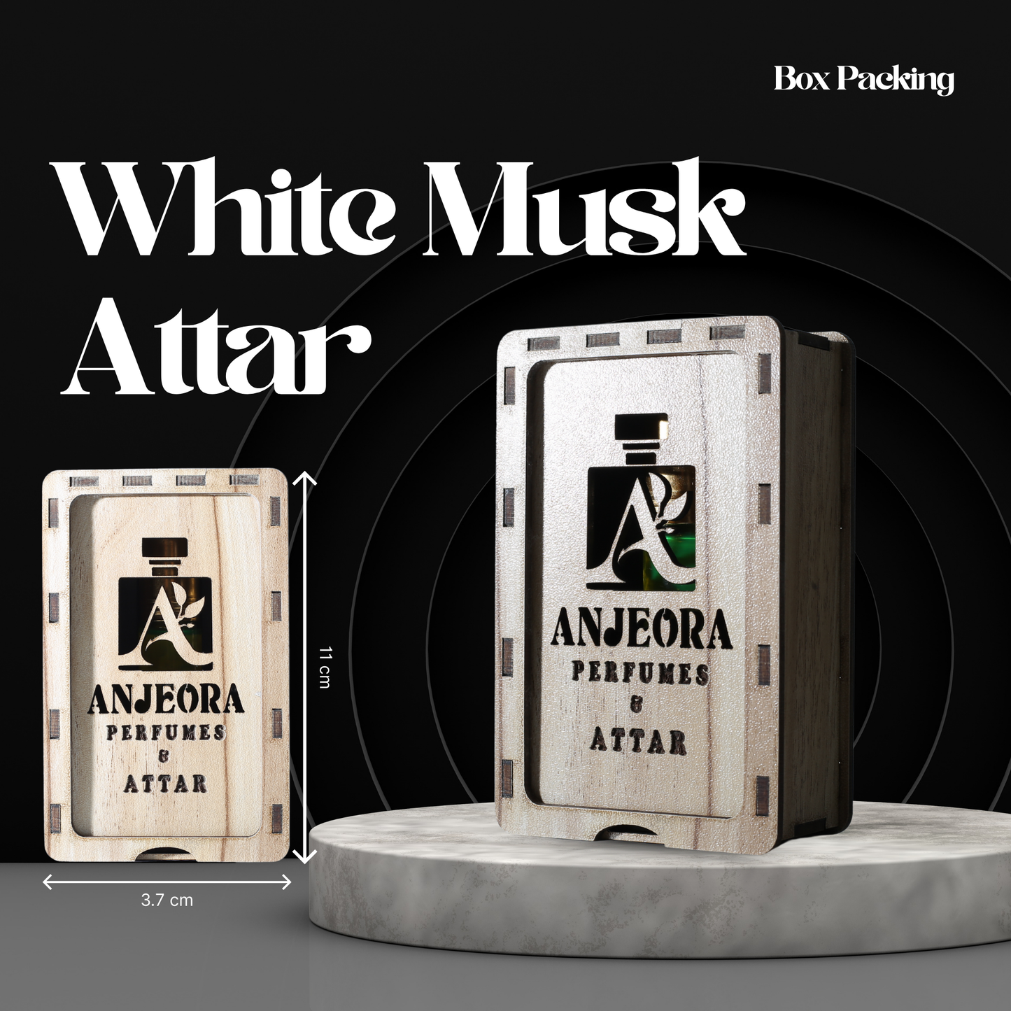White Musk – Gentle Sophistication in 6ml by Anjeora Fragrance